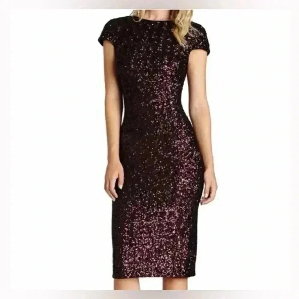 Dress the Population Sequin Sheath Dress
